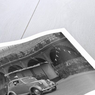 Vauxhall 10 of Miss IM Burton at the RAC Rally, Madeira Drive, Brighton, 1939 by Bill Brunell