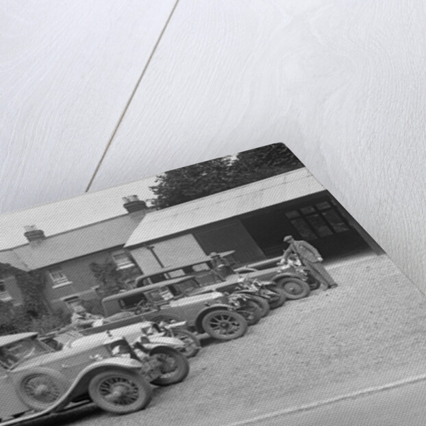 AC Acedes saloon of Mrs V Bruce and Amilcar of P Saltmarshe, Bournemouth Rally, 1928 by Bill Brunell