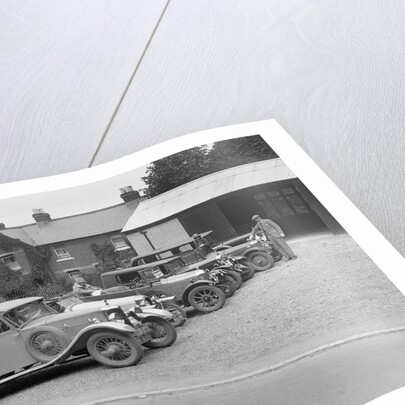 AC Acedes saloon of Mrs V Bruce and Amilcar of P Saltmarshe, Bournemouth Rally, 1928 by Bill Brunell