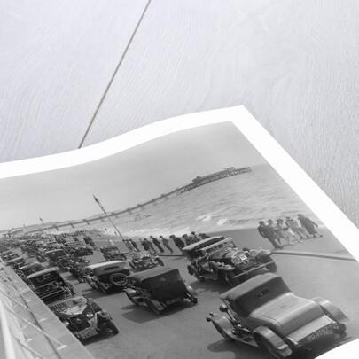 Cars on Undercliff Drive, Bournemouth, Bournemouth Rally, 1928 by Bill Brunell