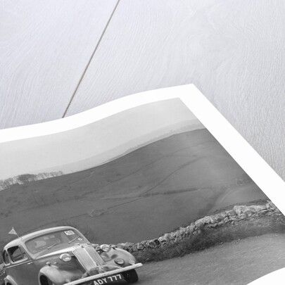 Vauxhall 10 of Miss IM Burton competing in the RAC Rally, 1939 by Bill Brunell