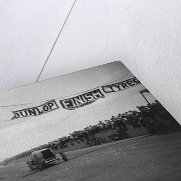 Leyland Eight of JG Parry-Thomas at the finish of the Southsea Speed Carnival, Hampshire, 1922 by Bill Brunell