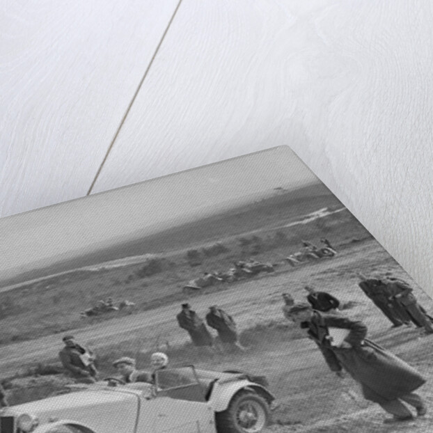 MG TA of the Cream Cracker Team competing in the Great Weat Motor Club Trial, 1938 by Bill Brunell