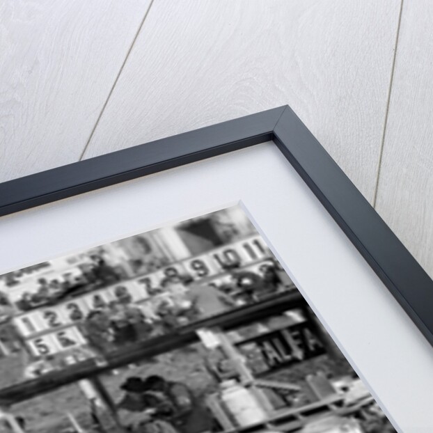 Alfa Romeos in the pits at the RAC TT Race, Ards Circuit, Belfast, 1929 by Bill Brunell
