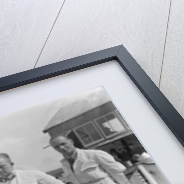 Racing drivers at the RAC TT Race, Ards Circuit, Belfast, 1929 by Bill Brunell