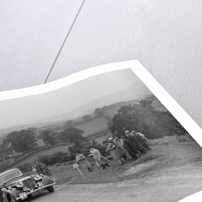 Daimler Light Straight 8 saloon of WH Smith competing in the South Wales Auto Club Welsh Rally, 1937 by Bill Brunell