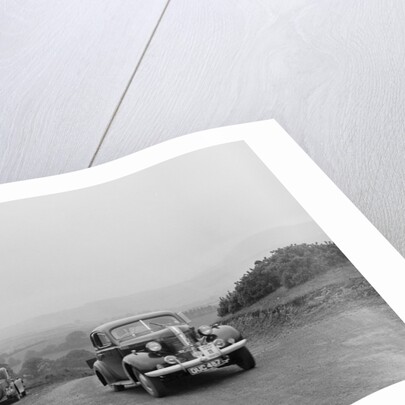 Pontiac saloon of J Owen-Smith competing in the South Wales Auto Club Welsh Rally, 1937 by Bill Brunell