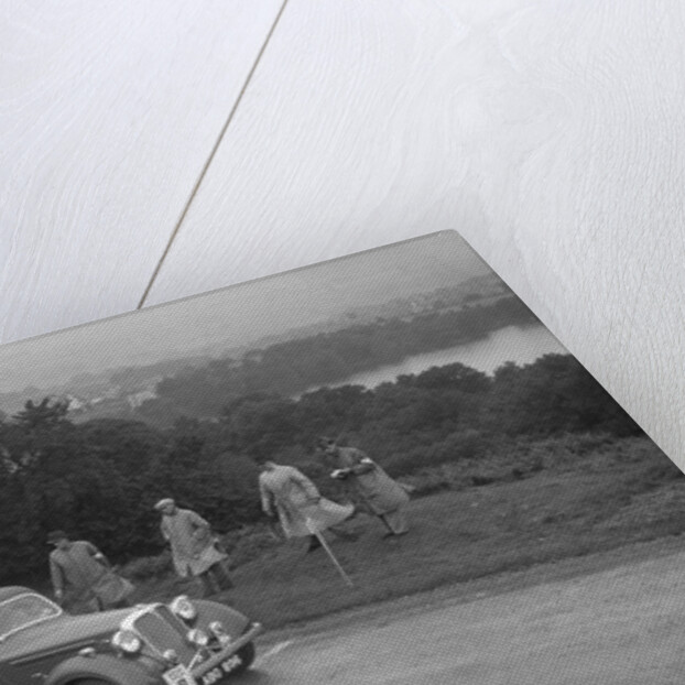 Rover saloon of DB Morgan competing in the South Wales Auto Club Welsh Rally, 1937 by Bill Brunell