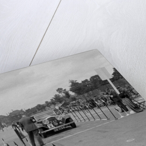 Bentley saloon of JP Agnew competing in the South Wales Auto Club Welsh Rally, 1937 by Bill Brunell