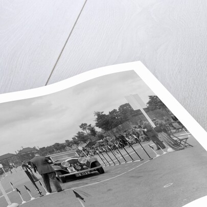 Bentley saloon of JP Agnew competing in the South Wales Auto Club Welsh Rally, 1937 by Bill Brunell