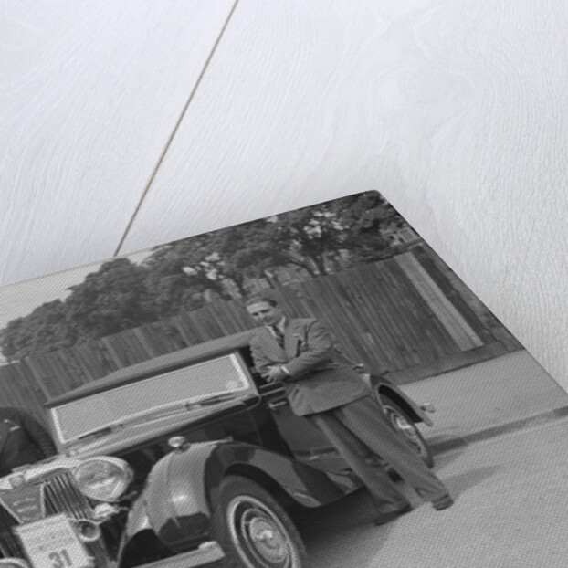 MG SA of AC Hess at the South Wales Auto Club Welsh Rally, 1937 by Bill Brunell