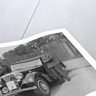 MG SA of AC Hess at the South Wales Auto Club Welsh Rally, 1937 by Bill Brunell