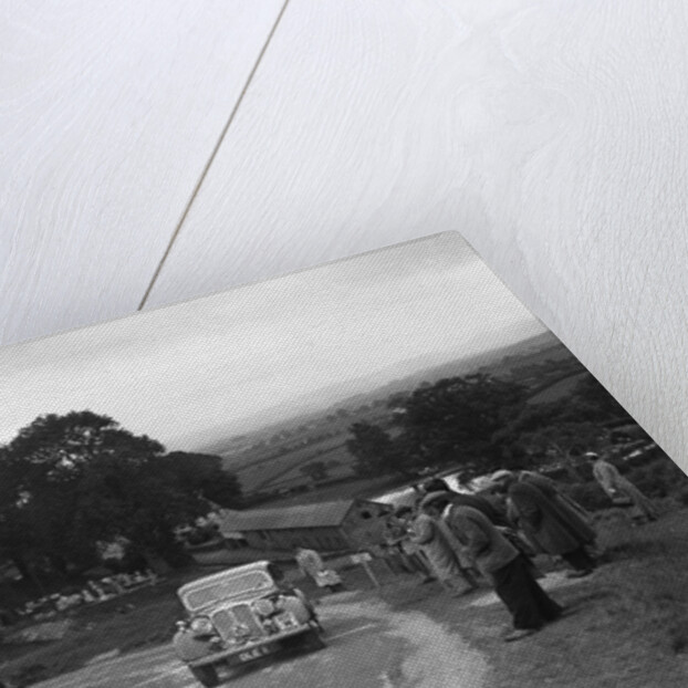 Rover saloon of CH Cooper competing in the South Wales Auto Club Welsh Rally, 1937 by Bill Brunell