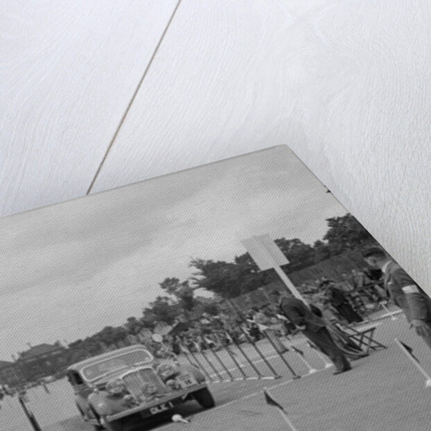 Rover saloon of CH Cooper competing in the South Wales Auto Club Welsh Rally, 1937 by Bill Brunell