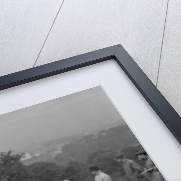 Jaguar SS saloon of BA Hickman competing in the South Wales Auto Club Welsh Rally, 1937 by Bill Brunell
