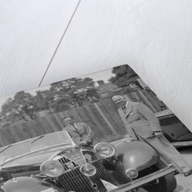 Jensen open 4-seater of Ken Crawford at the South Wales Auto Club Welsh Rally, 1937 by Bill Brunell