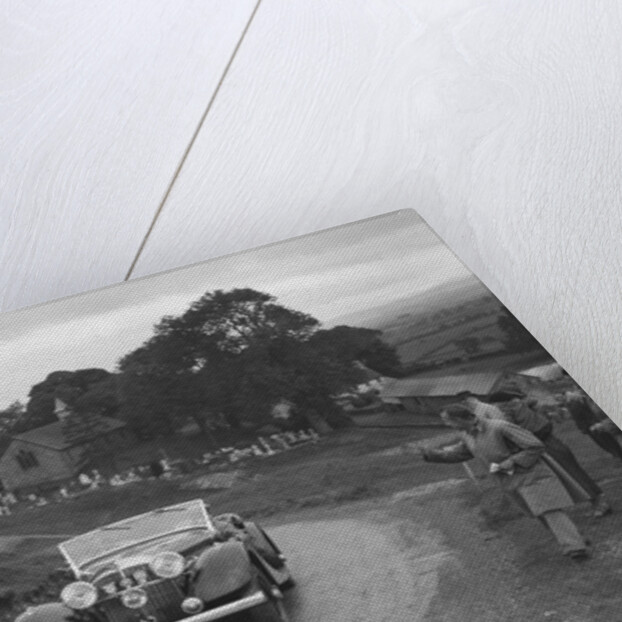 Jensen open 4-seater of Ken Crawford competing in the South Wales Auto Club Welsh Rally, 1937 by Bill Brunell