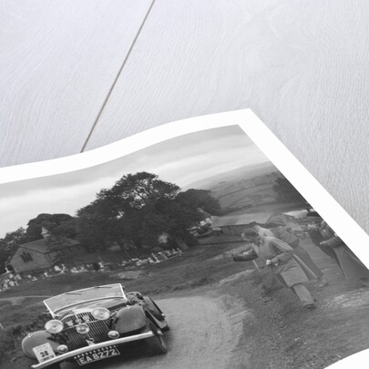 Jensen open 4-seater of Ken Crawford competing in the South Wales Auto Club Welsh Rally, 1937 by Bill Brunell