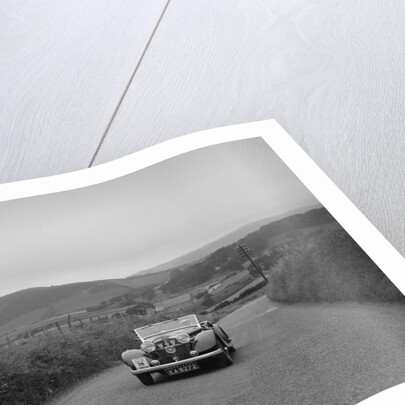 Jensen open 4-seater of Ken Crawford competing in the South Wales Auto Club Welsh Rally, 1937 by Bill Brunell