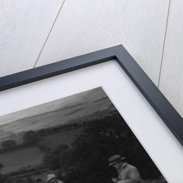 Jaguar SS 100 of Mrs V Hetherington competing in the South Wales Auto Club Welsh Rally, 1937 by Bill Brunell