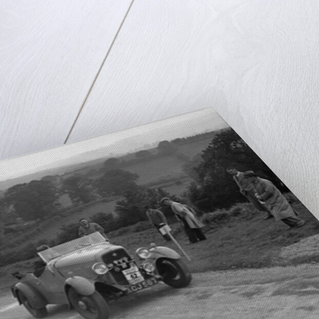 Ford V8 of TC Wise competing in the South Wales Auto Club Welsh Rally, 1937 by Bill Brunell