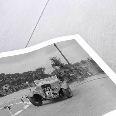 Ford V8 of TC Wise competing in the South Wales Auto Club Welsh Rally, 1937 by Bill Brunell