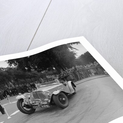 AC of LP Jaques competing in the South Wales Auto Club Welsh Rally, 1937 by Bill Brunell