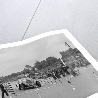 AC of LP Jaques competing in the South Wales Auto Club Welsh Rally, 1937 by Bill Brunell