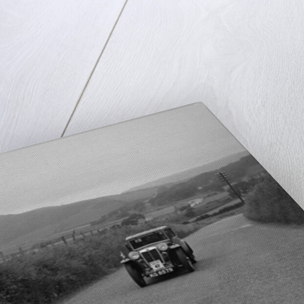MG L1 Magna salonette of C Lones competing in the South Wales Auto Club Welsh Rally, 1937 by Bill Brunell