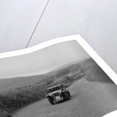 MG L1 Magna salonette of C Lones competing in the South Wales Auto Club Welsh Rally, 1937 by Bill Brunell