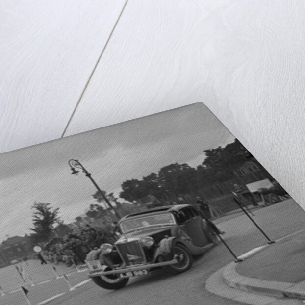 MG VA of RK Wellsteed competing in the South Wales Auto Club Welsh Rally, 1937 by Bill Brunell
