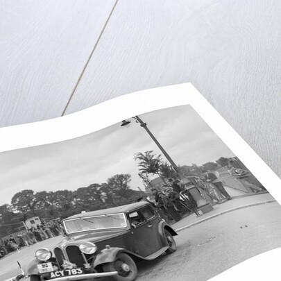 Frazer-Nash BMW 2-door saloon of JA Davies competing in the South Wales Auto Club Welsh Rally, 1937 by Bill Brunell