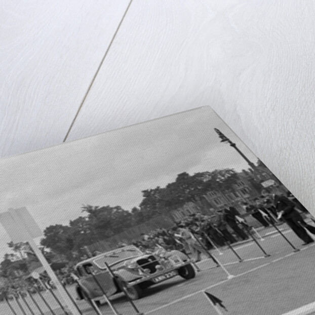 Riley Kestrel of A Bassett competing in the South Wales Auto Club Welsh Rally, 1937 by Bill Brunell