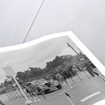 Riley Kestrel of A Bassett competing in the South Wales Auto Club Welsh Rally, 1937 by Bill Brunell