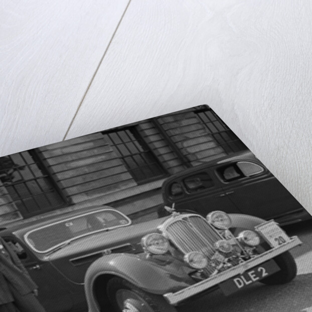 Rover 4-door saloon of FD Cooper at the South Wales Auto Club Welsh Rally, 1937 by Bill Brunell