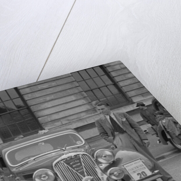 Rover 4-door saloon of FD Cooper at the South Wales Auto Club Welsh Rally, 1937 by Bill Brunell