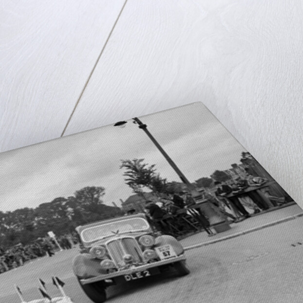 Rover 4-door saloon of FD Cooper competing in the South Wales Auto Club Welsh Rally, 1937 by Bill Brunell