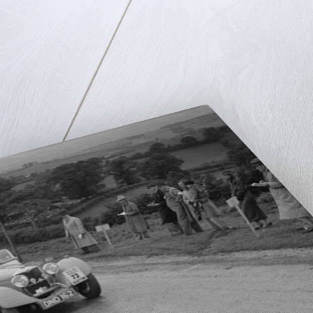 Riley Sprite 2-seater of Mrs TB Hague competing in the South Wales Auto Club Welsh Rally, 1937 by Bill Brunell