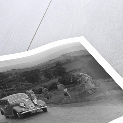 Austin 10 saloon of WS Sewell competing in the South Wales Auto Club Welsh Rally, 1937 by Bill Brunell