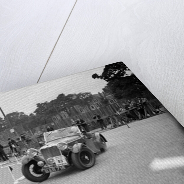 Singer B37 1.5 litre sports of FS Barnes competing in the South Wales Auto Club Welsh Rally, 1937 by Bill Brunell