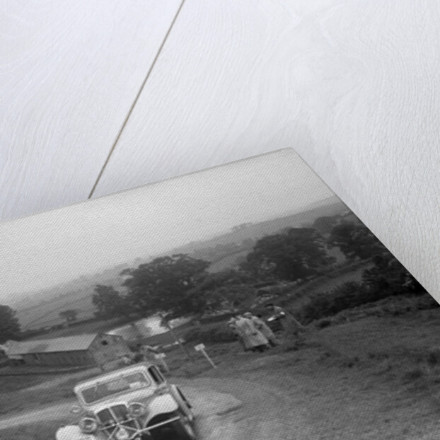 BSA saloon of RS Bevan competing in the South Wales Auto Club Welsh Rally, 1937 by Bill Brunell