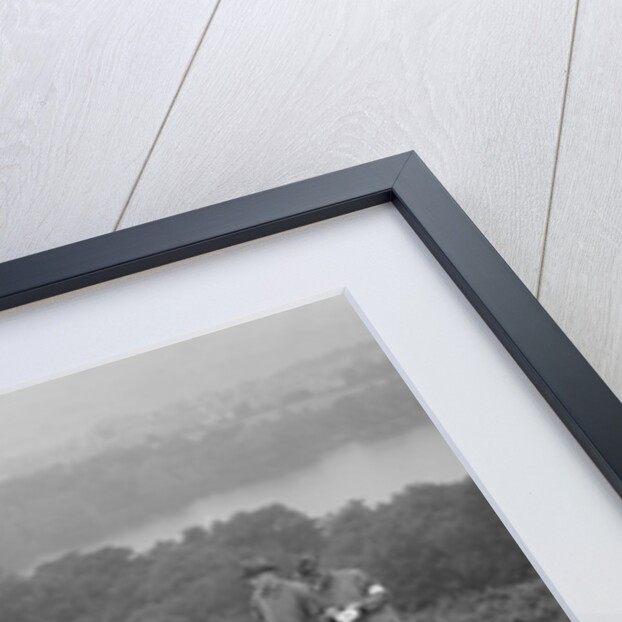 Austin Cambridge saloon of T Norton competing in the South Wales Auto Club Welsh Rally, 1937 by Bill Brunell