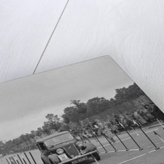 Austin Cambridge saloon of A Howell competing in the South Wales Auto Club Welsh Rally, 1937 by Bill Brunell
