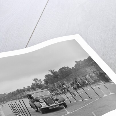 Austin Cambridge saloon of A Howell competing in the South Wales Auto Club Welsh Rally, 1937 by Bill Brunell