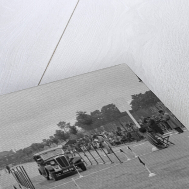 Morris saloon of RK Wellsteed competing in the South Wales Auto Club Welsh Rally, 1937 by Bill Brunell
