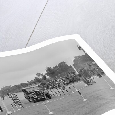 Morris saloon of RK Wellsteed competing in the South Wales Auto Club Welsh Rally, 1937 by Bill Brunell
