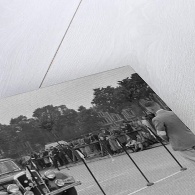 Morris saloon of RK Wellsteed competing in the South Wales Auto Club Welsh Rally, 1937 by Bill Brunell