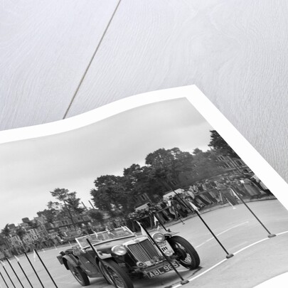 MG TA of Archie Langley of the Musketeers team at the South Wales Auto Club Welsh Rally, 1937 by Bill Brunell