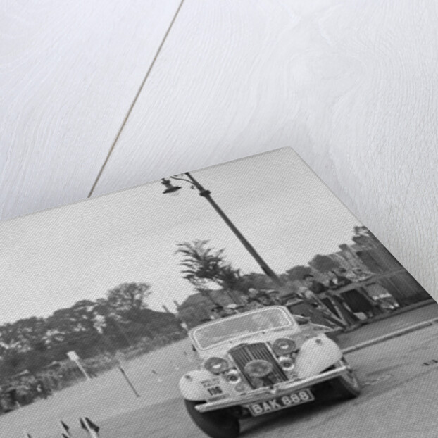 Talbot 10 drophead coupe of RM Proctor competing in the South Wales Auto Club Welsh Rally, 1937 by Bill Brunell