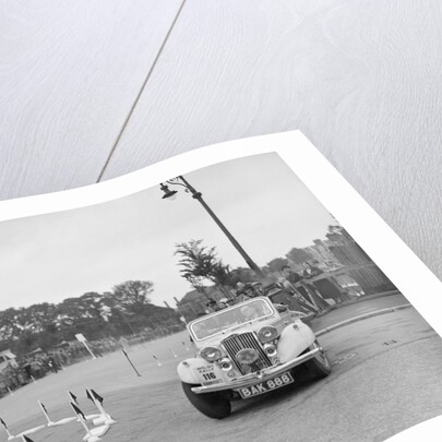 Talbot 10 drophead coupe of RM Proctor competing in the South Wales Auto Club Welsh Rally, 1937 by Bill Brunell